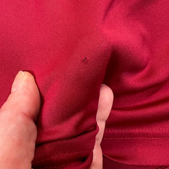 Champion WSU Elite Polo Men's XL Performance Washington State Cougars Crimson - Picture 8 of 10